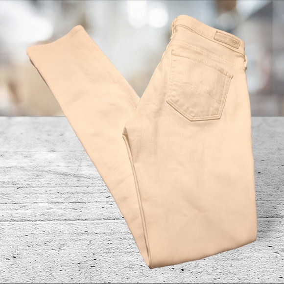 AG Adriano Goldschmied the prima Midrise cigarette white jeans size 25R. - Picture 2 of 14